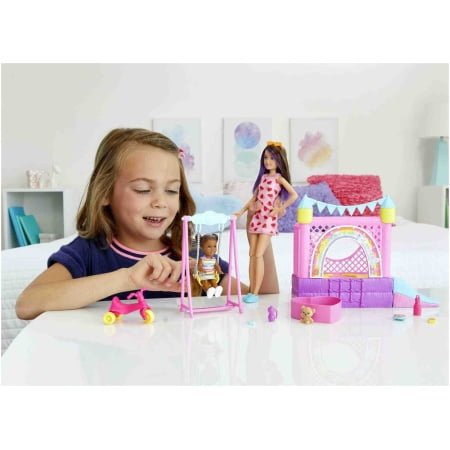 Barbi̇e Bebek Bakicisi Skipper Oyun Evi̇ Seti̇ Hhb67