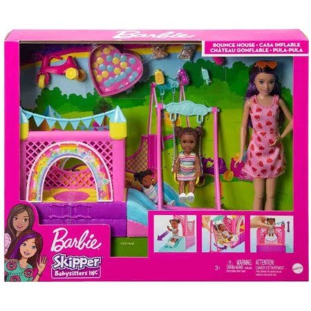 Barbi̇e Bebek Bakicisi Skipper Oyun Evi̇ Seti̇ Hhb67