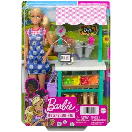 Barbie çiftçi Pazarı Oyun Seti Hcn22