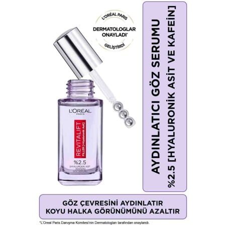 L'oreal Pari̇s Revitalift Filler Göz Serumu 20 Ml