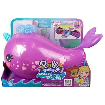 Polly Pocket - Sparkle Cove Adventure - Narval Macera Teknesi Hkv71