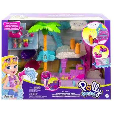 Polly Pocket Flami̇ngo Arabasi Su Eğlencesi̇ Seti̇ Hhj05