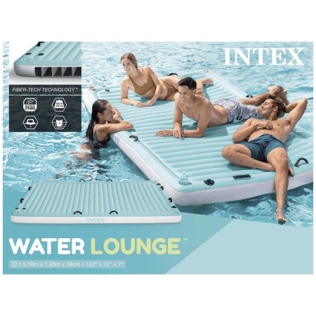 Intex 56289 Lüks Tutunmalı Ada Yatak 310x183 Cm 1