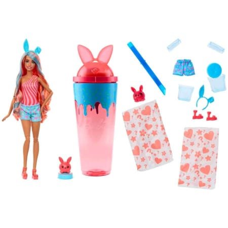 Barbie Pop Reveal MilkShake Serisi Turuncu Tavşan JCN85-JCN87