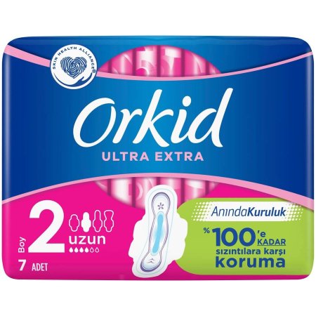 Orkid Ultra Extra Hijyenik Ped Uzun Tekli Paket